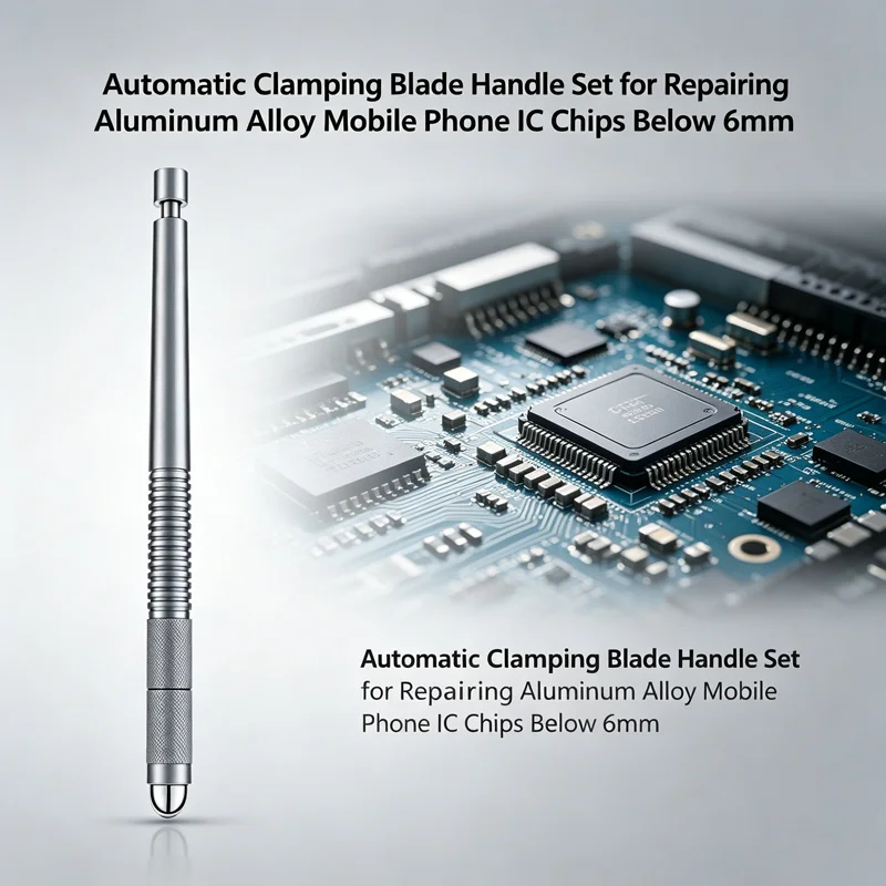 013 Auto Lock Engraving Knife Grip Fast Assembly Holder Fit 6mm Below Blade Mobile IC Chip Maintenance Repair Hand Tool