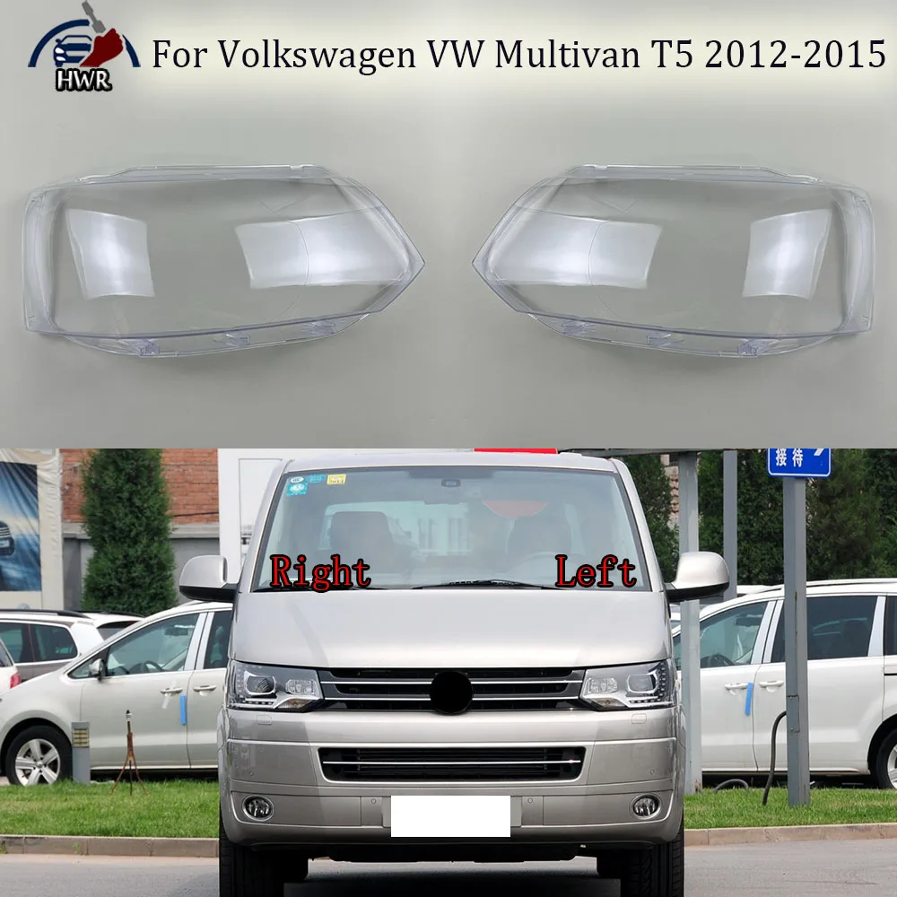 

For Volkswagen VW Multivan T5 2012-2015 Headlamp Cover Transparent Headlight Shell Plexiglass Replace The Original Lampshade