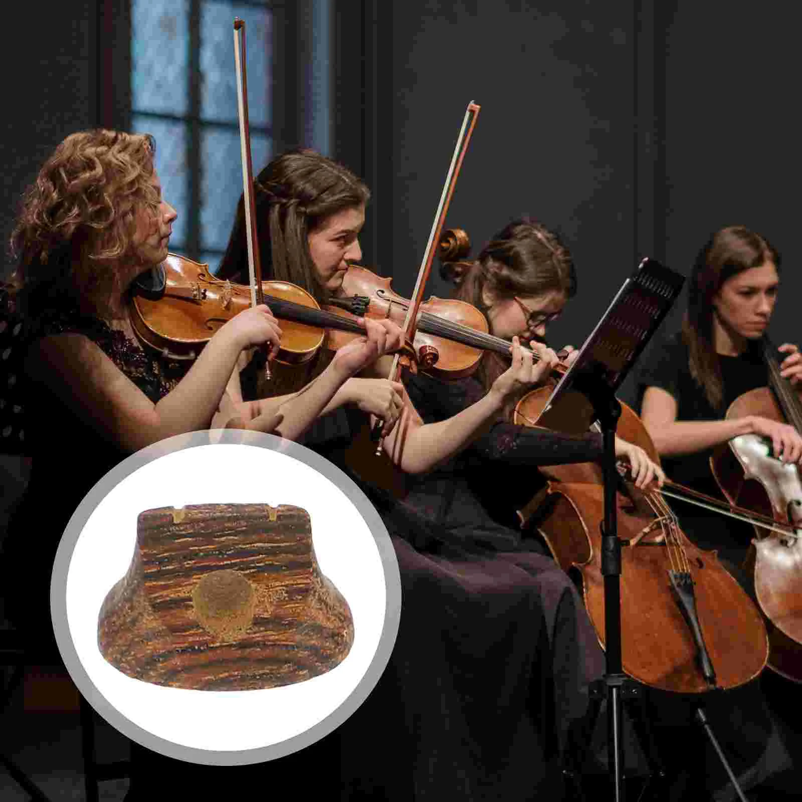 6 Pcs Erhu String Code Durable Bridges Reusable Wooden Musical Instruments Replace Tiger Ebony Nice