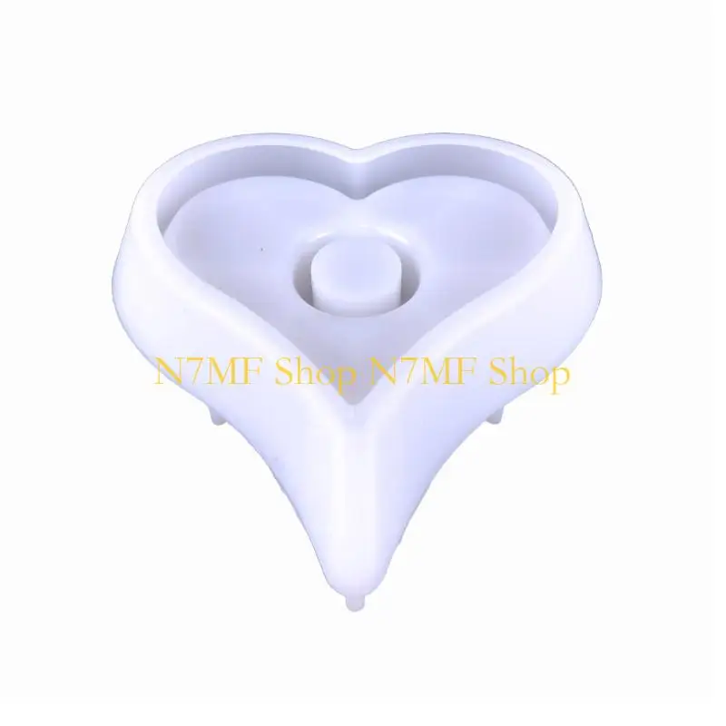

N7MF Tealight Holder Resin Mold Planter Mold DIY Jewelry Tray Mold