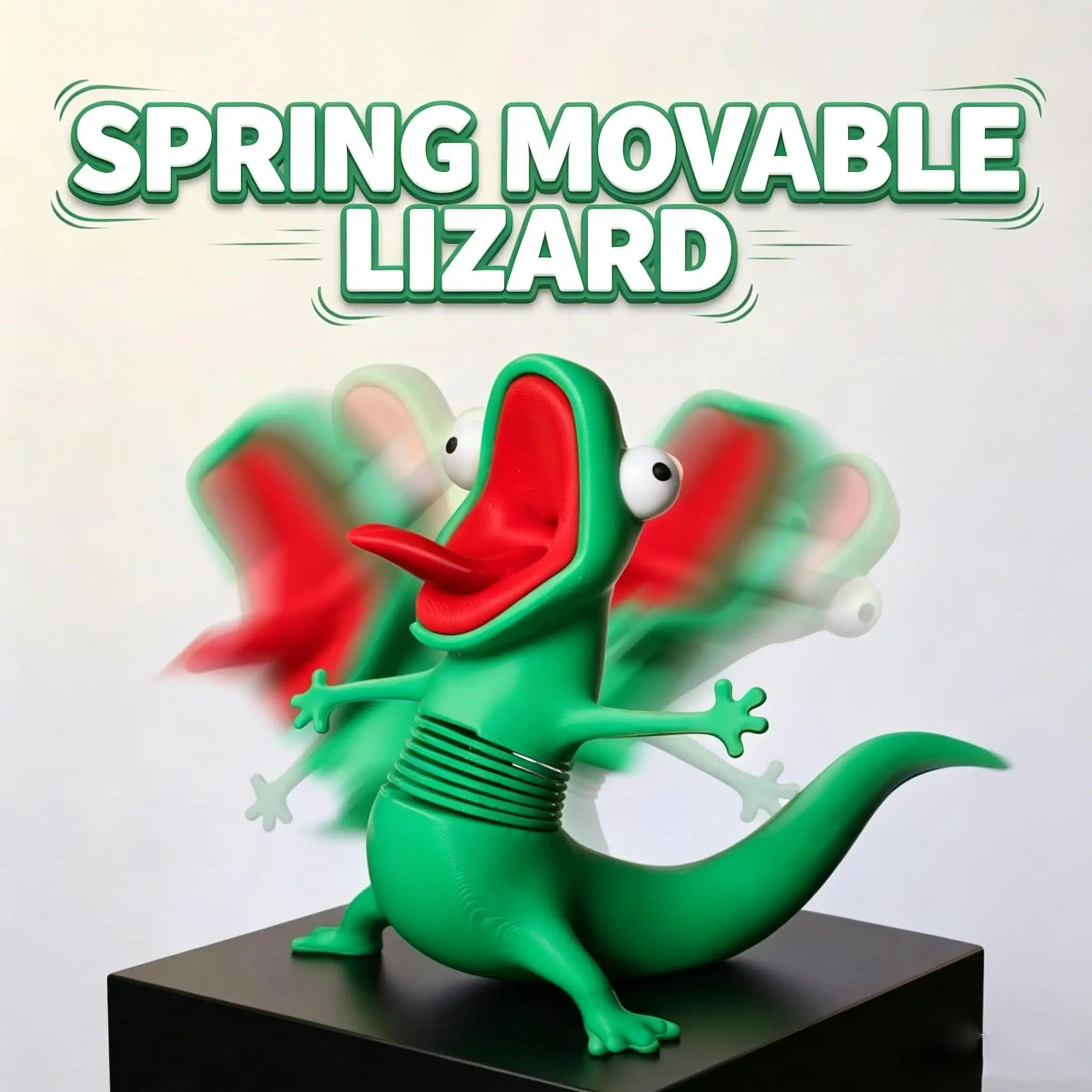 3D Lizard Memes Lizard Memes, Fun Lizard Ornaments That Can Be Shaken with Springs To Relieve Stress