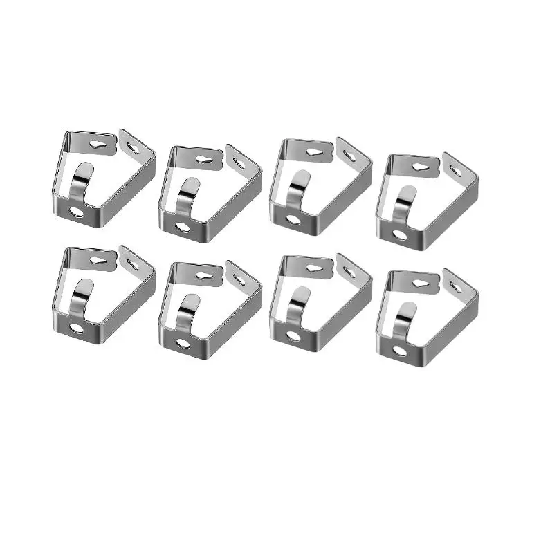 8pcs Adjustable Picture Hanging Hook Smartspring Hook Picture Hangers Stainless Steel Wire Rope Picture Hanging Hooks