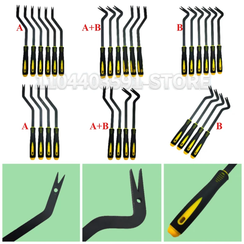 4-6Pcs Car Sun Visor Vehicle Handle Roof Canopy Handle Professional Disassembly Handle Disassembly Tool, For VW/Audi/Golf/Tiguan