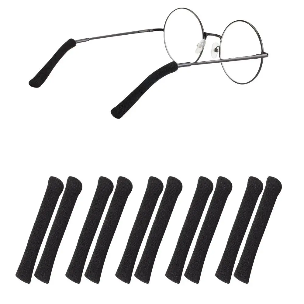 Durable 1Pairs Made of Wool Eyeglasses Temple Tips Sleeve Anti-Slip Glasses Slip Set Glasses Retainers Cushions Tip Ear Grip