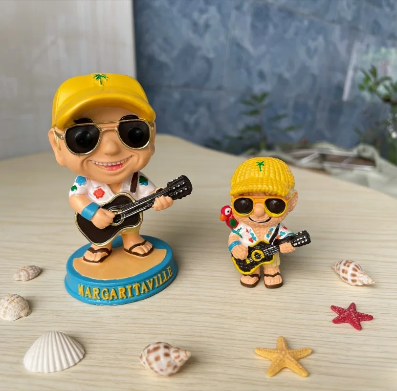 Figura Coleccionable de Jimmy Buffett de Tropical Rock, Bobblehead de Margaritaville