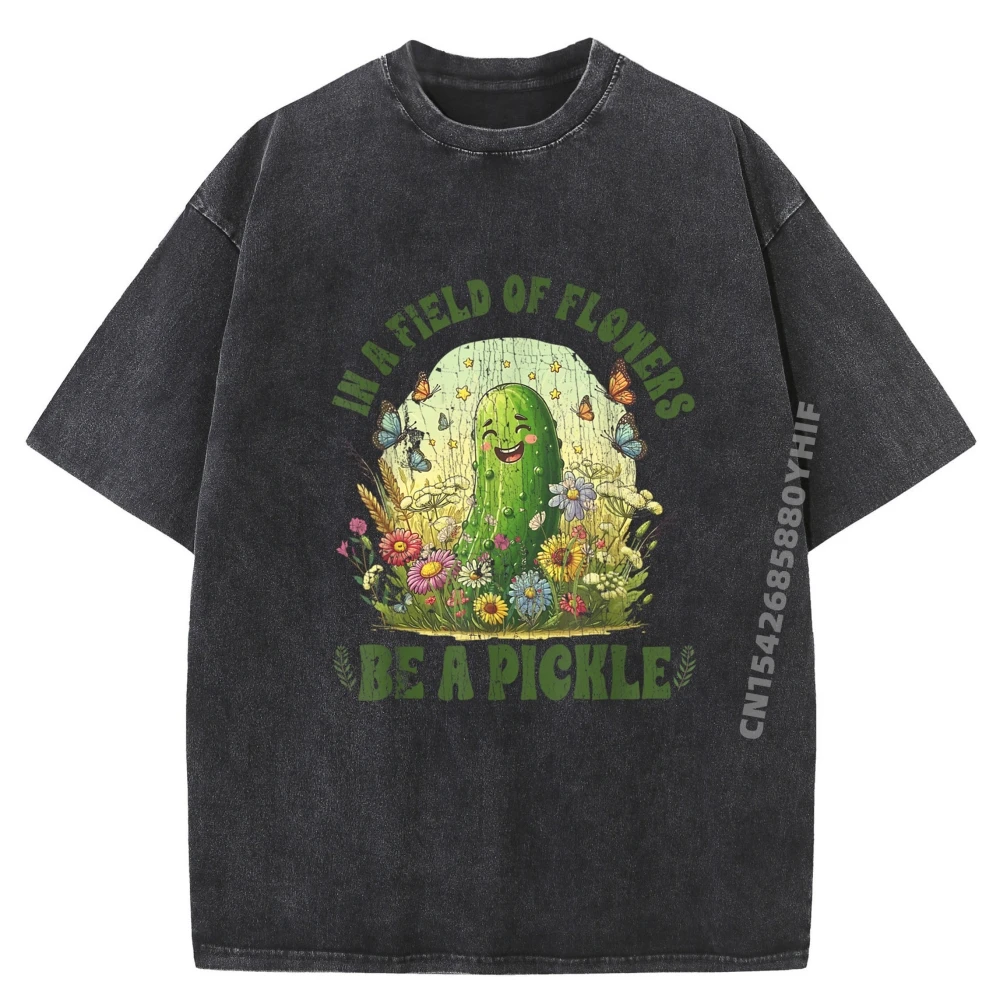 

Мужские футболки со специальным рисунком In A Field Of Flowers, летняя мужская мягкая потертая футболка с принтом, мужская дизайнерская одежда