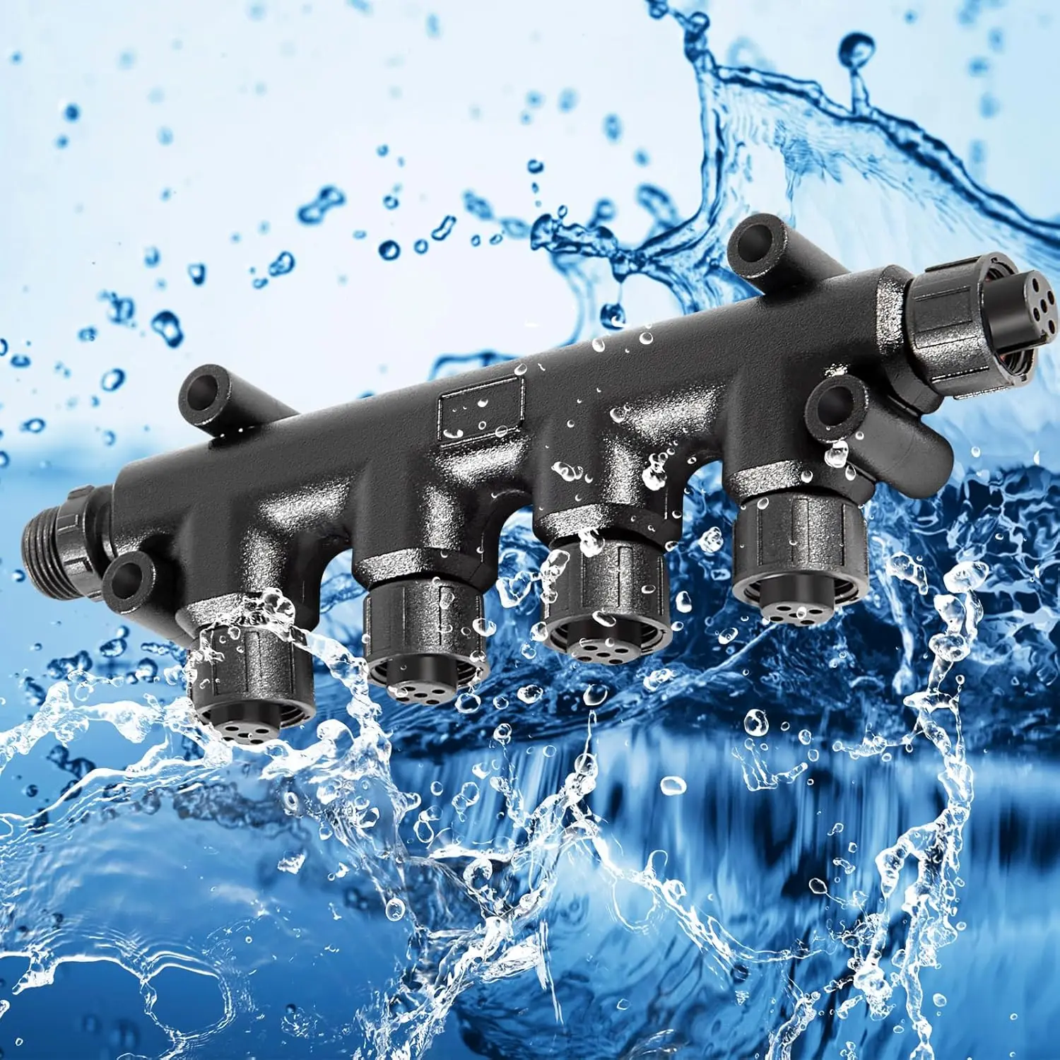 

4-портовый многопортовый (Tee) Т-образный разъем NMEA 2000 (N2k) для сетей Garmin Lowrance Simrad B&G и Navico, 5-контактный, водонепроницаемый IP67