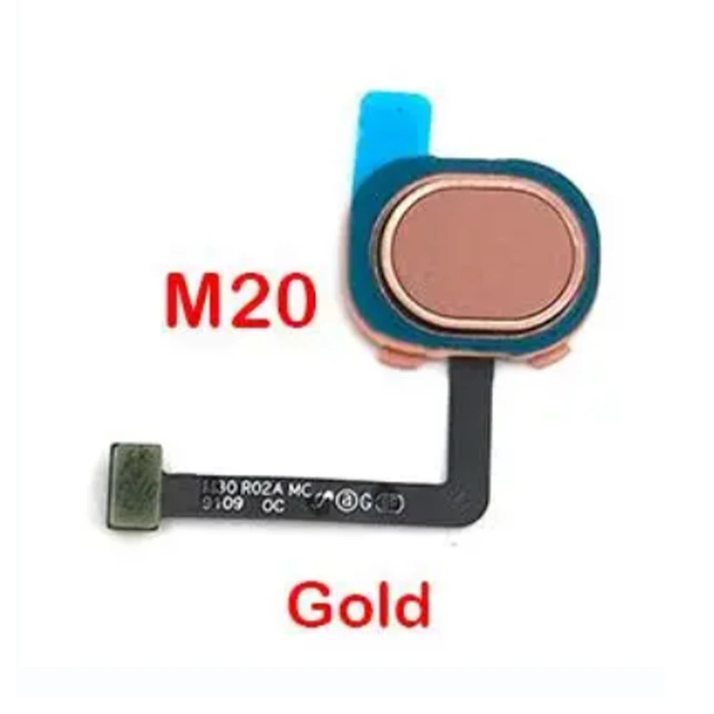 Fingerprint Sensor Keypad Scanner Touch ID Connect Motherboard Home Button Flex Cable For Samsung M20 M30 M31