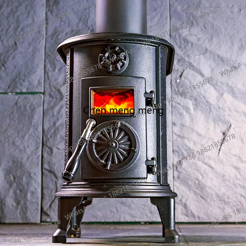 

Real fire fireplace wood burning for home indoor heating stove firewood cooking small fireplace whs2