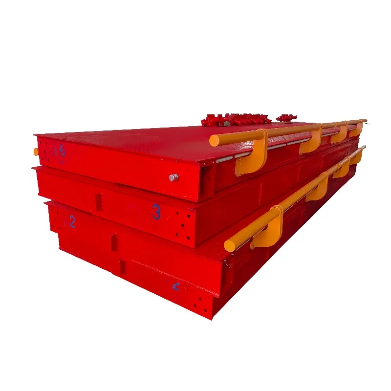 3*18m 100t Truck Scales with 3 Sections 6 Parts Weighbridge Truck Scale