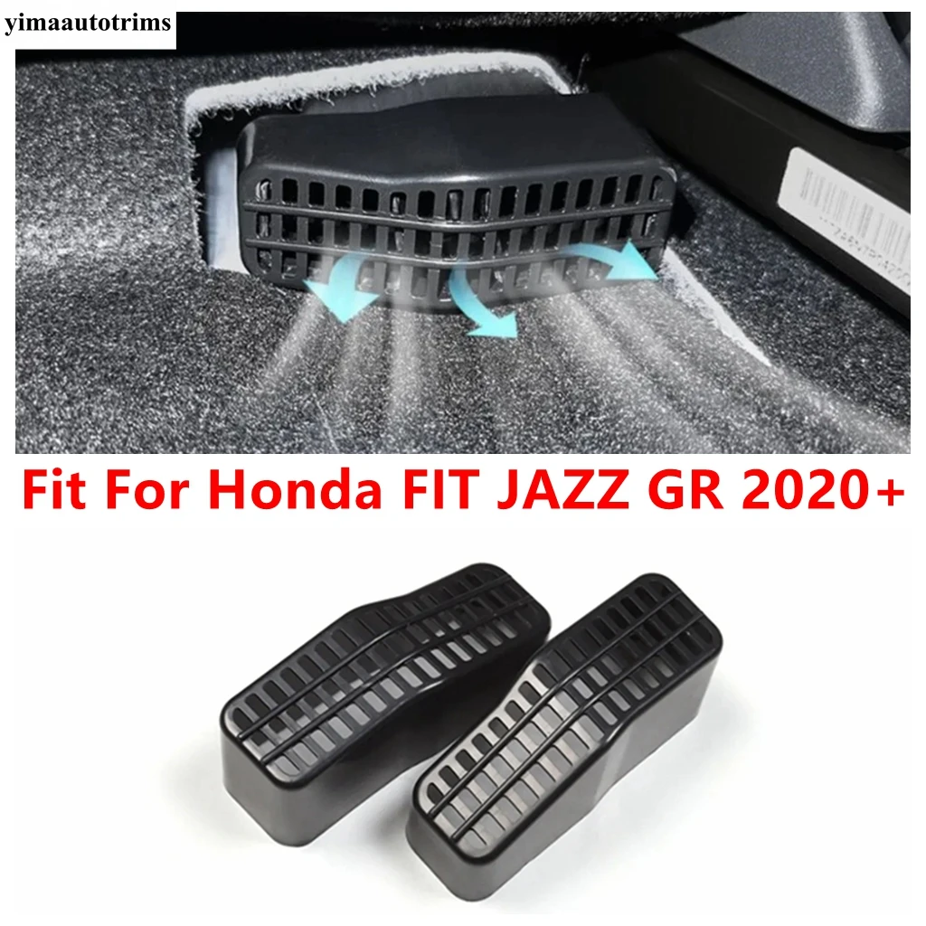 

Car Under Seat Floor Air Conditioning AC Vent Outlet Anti-blocking Dust Cover Accessories For Honda Fit Jazz GR 2020 - 2022