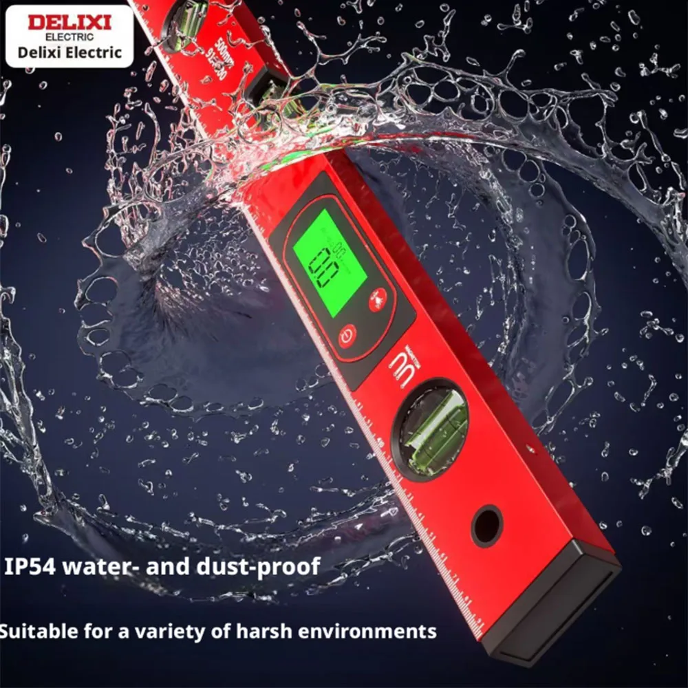 Electronic Digital Level Ruler Magnetic Angle Meter 15/30/50/60/80cm Aluminum Alloy Inclinometer 90 Degree for Precision Measure