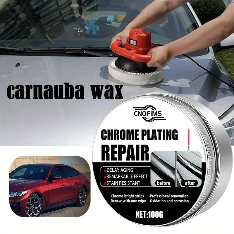 Chrome Polish with Sponge for All-Vehicle Oxidation Removal And Shine Revival Auto Care Product view 3