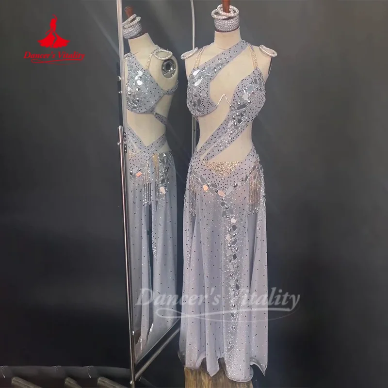 BellyDance Set Women Customized Advanced Sexy Fashion Competition Performance Costume Oriental Dancing Clothing Dance's Vitality