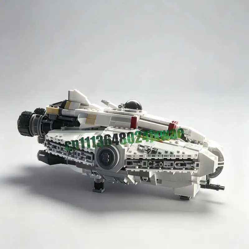 1773PCS Ghost Phantom Space Ship Model Custom Puzzle Building Blocks DIY Creative Assembly Educational Toy Display Popular Gift