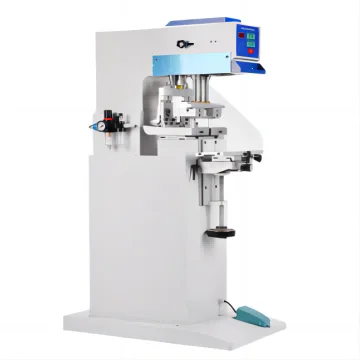 YYIPACK GQ-C4 2 Color Pad Printing Machine Oil Cup Ink Well Tampo Printer for Keyboard Golf Ball Mouse Coding Coding Machines