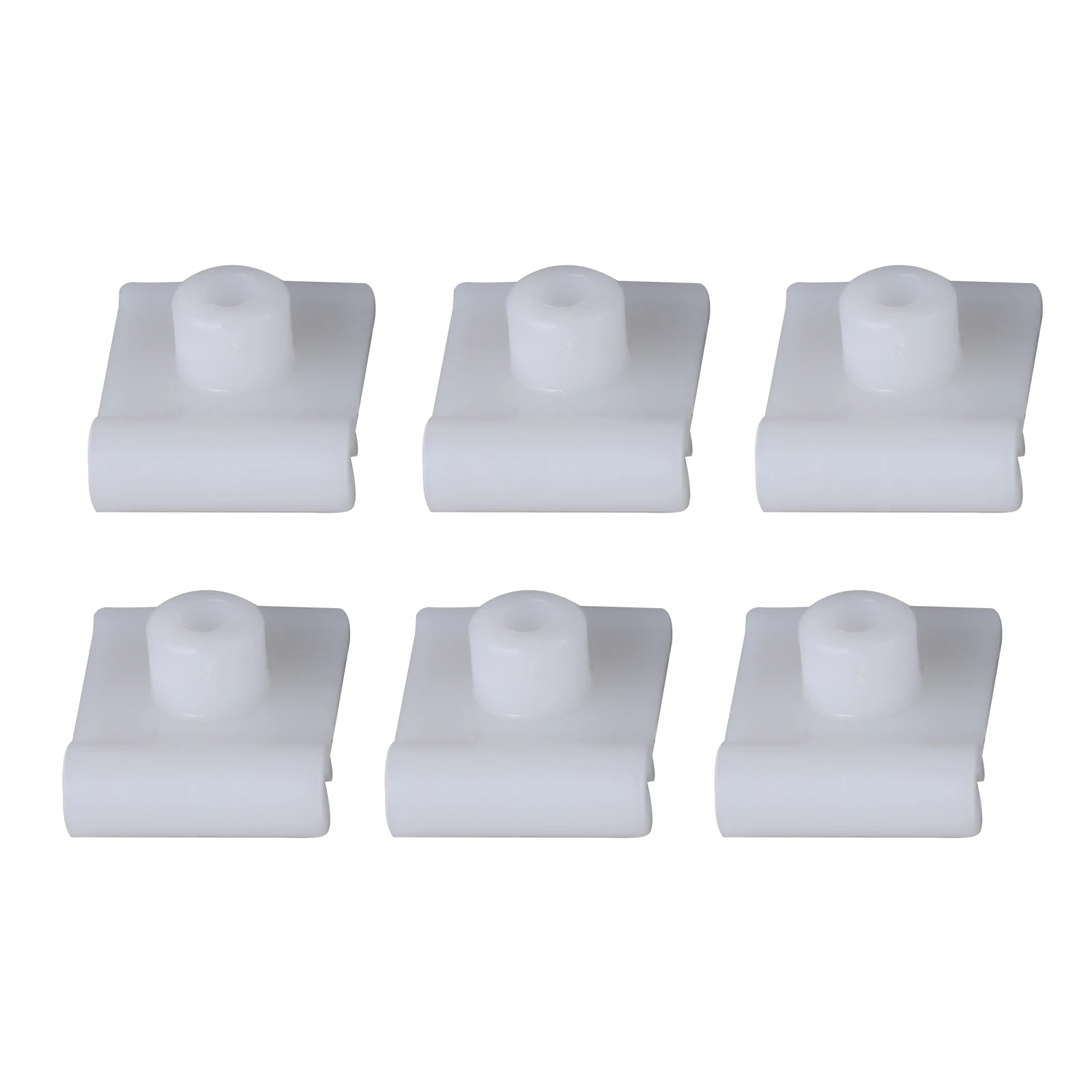 

30Pcs Auto Car Body Fender U Nut Clips White Fit for Nissan Fender Lined Bumper Fixed Fastener Universal Auto Plastic Clip