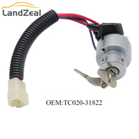 TC020-31822 Ignition Starter Switch For Kubota Tractor L2501 L2600 L2800 L3000 L3200 L4300 L4400 MX4700 MX5000 MX5100