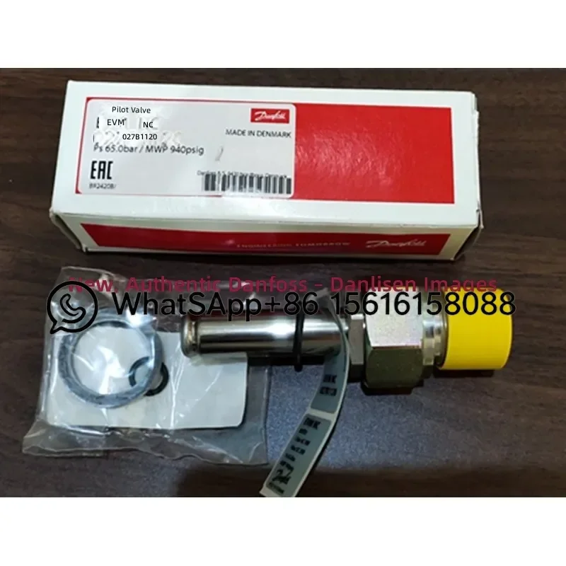 New Original Danfoss Solenoid Pilot Valve EVM 027B1130 027B1120 Normally Open Closed Replacement Parts for Refrigeration