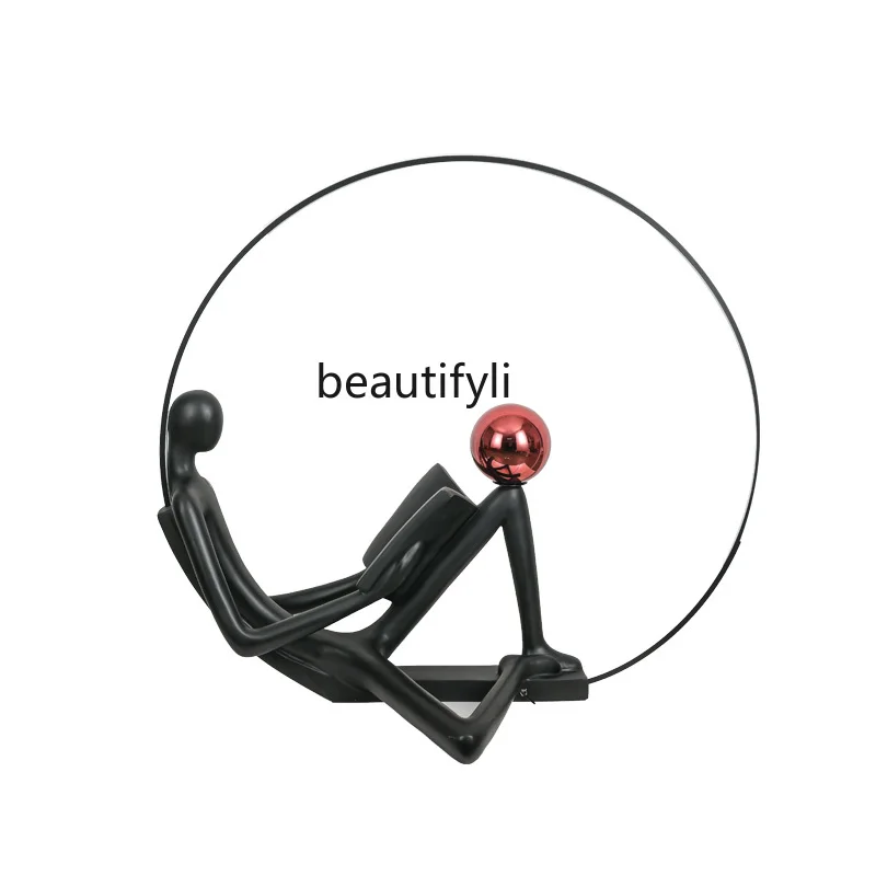 

GY индивидуальная современная абстрактная гуманоидная художественная скульптура со световым полом, вестибюль отеля, домашнее большое украшение из FRP, большие украшения