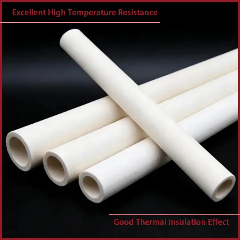 

Alumina Oxide Ceramic Tube 0.4mm to 25mm Inner Diameter Heat Resistant 1800℃ Insulating Sleeve for Industrial Applications