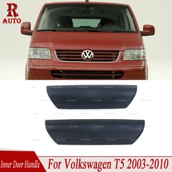 R-AUTO Inner Door Handle Interior Door Handle Cover Mount For Volkswagen T5 Auto Parts 2003-2008 2009 2010 7H0867180F 7H0867179B