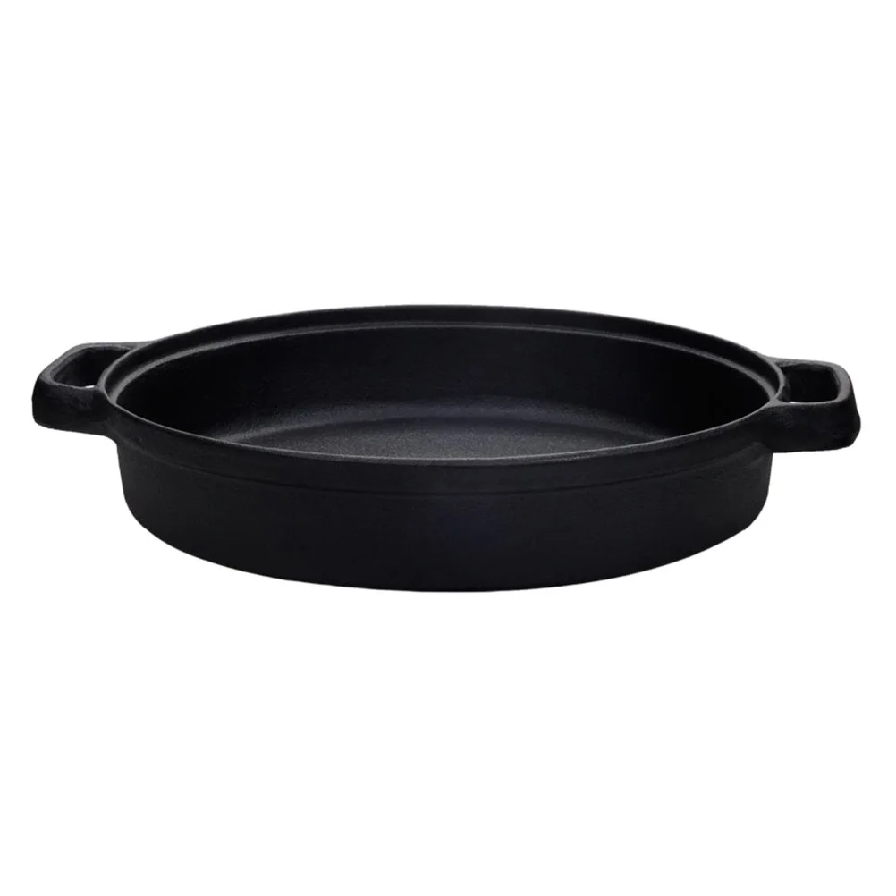 

Cast Iron Saucepan Household Mongolian Pot Thickened Bottom Even Heating Outdoor Indoor Cookware Cast Iron Skillet