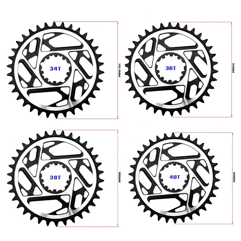 GOLDIX Direct Mount chainring 3mm offset for Sram 3 bolt Crankset 10 11 12 speed 34T 36T 38T 40T MTB bike narrow wide chainring - view 2