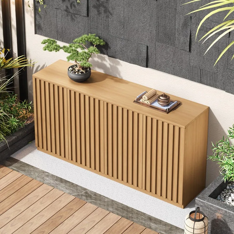 Outdoor waterproof and sunscreen outdoor villa courtyard garden large-capacity sundries storage cabinet