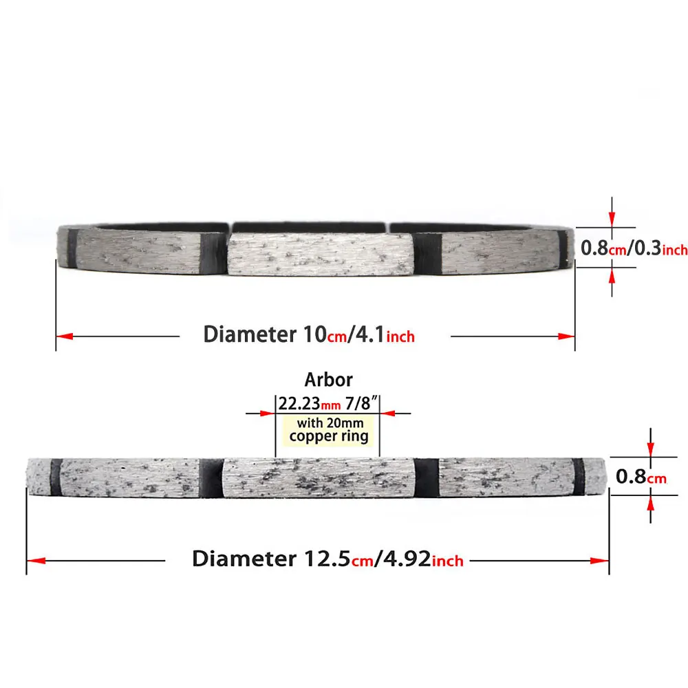 4/5 Inch Diamond Circular Saw Blade Groove Cutting Disc For Wall Concrete Marble Granite Tuck Point Blade