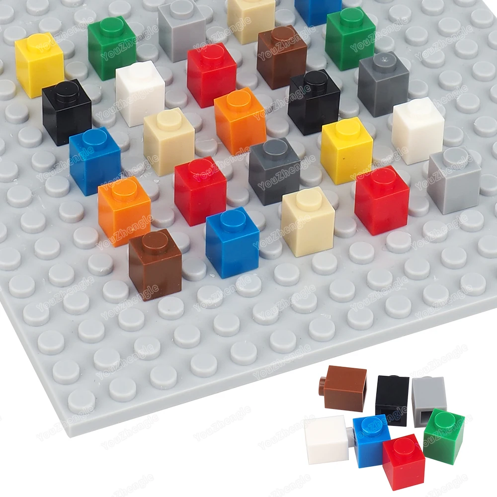 3005 Building Block Base 1x1 High Point Parts MOC Figures Military WW2 Street Scene Weapons Equipment Scene Model Gifts DIY Toys