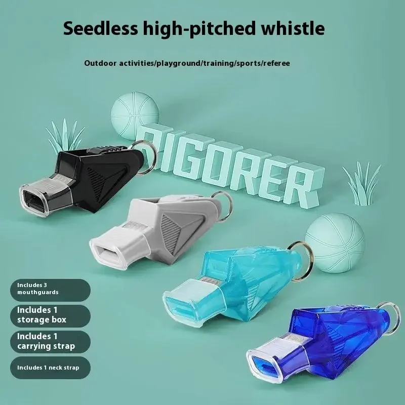 

Reliable Professional Referee Whistle for Outdoor, Basketball, Soccer; High-Impact Seedless Plastic with Loud Sound.