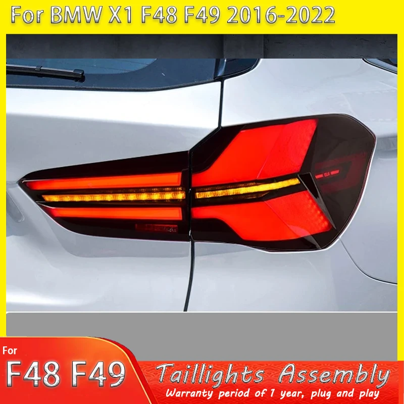 

Car Styling For BMW X1 F48 F49 2016-2022 Rear DRL Tail Lamp LED Brake Turn Signal Taillights Auto Daytime running lights Accesso