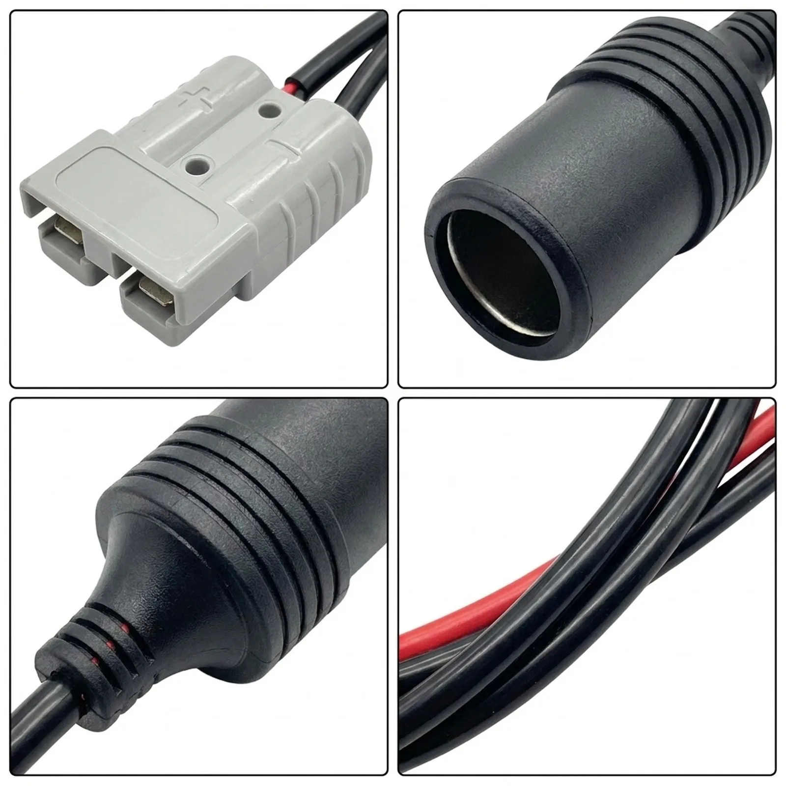 16A Female Socket Adapter for 50A For Connection with 16AWG Cable for 12V 24V For Refrigerator in for caravan and Trailer
