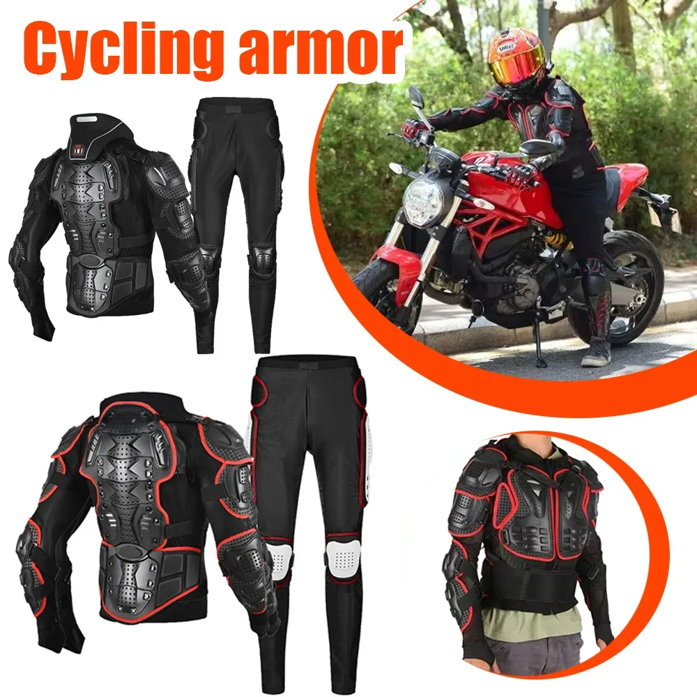 

Men's Full Body Armor Motorcycle Jackets Motorcycle Pants Protection Jackets Motocross Enduro Racing Moto Protective Equipment