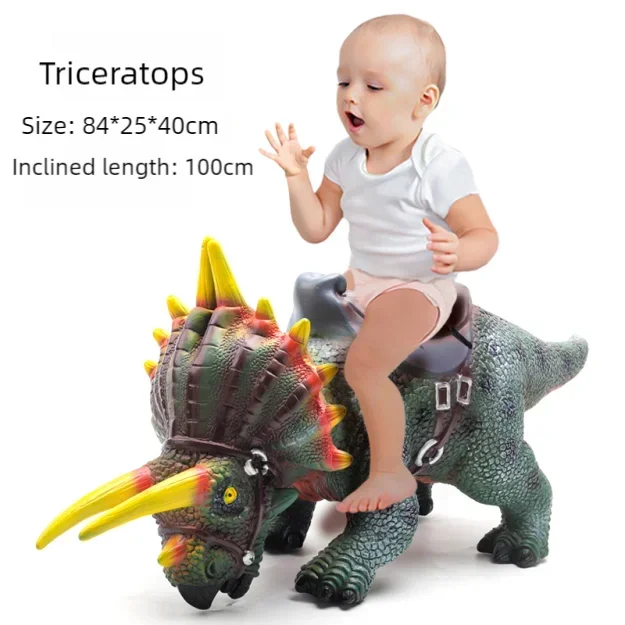 MOQIDODO 100 cm großes Dinosaurier-Modell, Spielzeug, große Halterung, T-Rex, Brachiosaurus, Jurass Park, weiche Puppen, Dinosaurier-Welt, Spielzeug für Kinder, Jungen, Geschenk 8