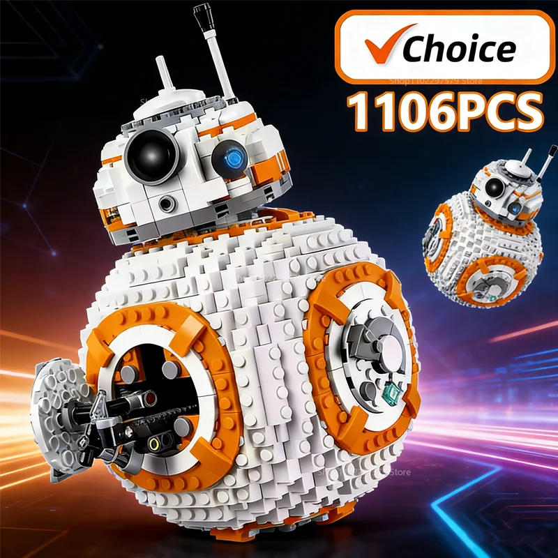 1106 pçs blocos de construção modelo robô técnico inteligente compatível com 75187 conjuntos tijolos brinquedos diy para crianças presentes aniversário