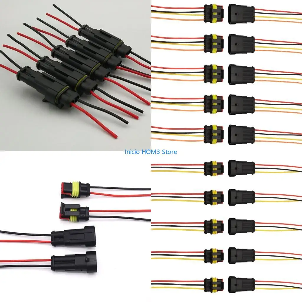 A5YD 5Pcs Quick Replacement Automotive Connector Easy to Installation