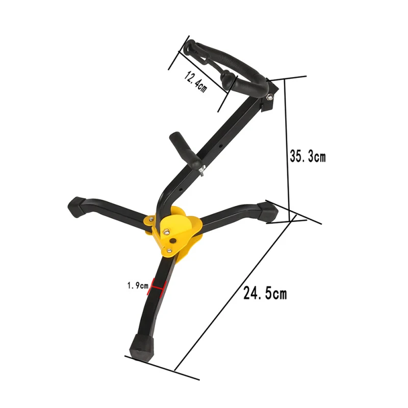 Foldable Tenor Saxophone Alto Sax Metal Floor Stand Tripod Holder