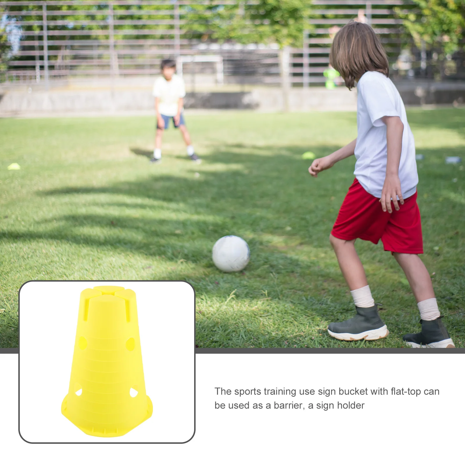 

Sign Bucket Multi-Functional Durable Sports Training Obstacle For Hurdle Run Soccer Cone Outdoor Safety Marker Reusable
