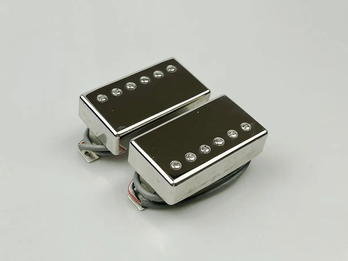 

Guitar Pickups Alnico 5 498R 498T Humbucker Pickup Set Nickel Electric Guitar