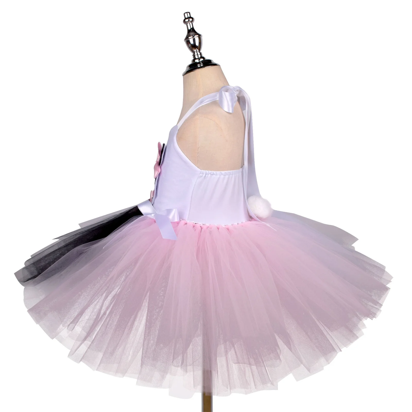 ชุดหมีแพนด้าสำหรับเด็กผู้หญิงชุดคอสเพลย์สำหรับงานปาร์ตี้ชุดวันเด็กน่ารักสำหรับงานปาร์ตี้