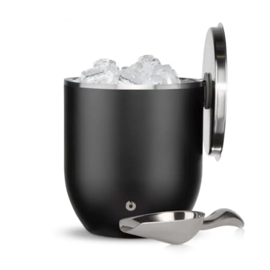 

Plus Premium Vacuum Insulated Stainless Steel Ice Bucket with Lid/Scoop Home Bar Accessories Elegant Bartending Ice Buckets for