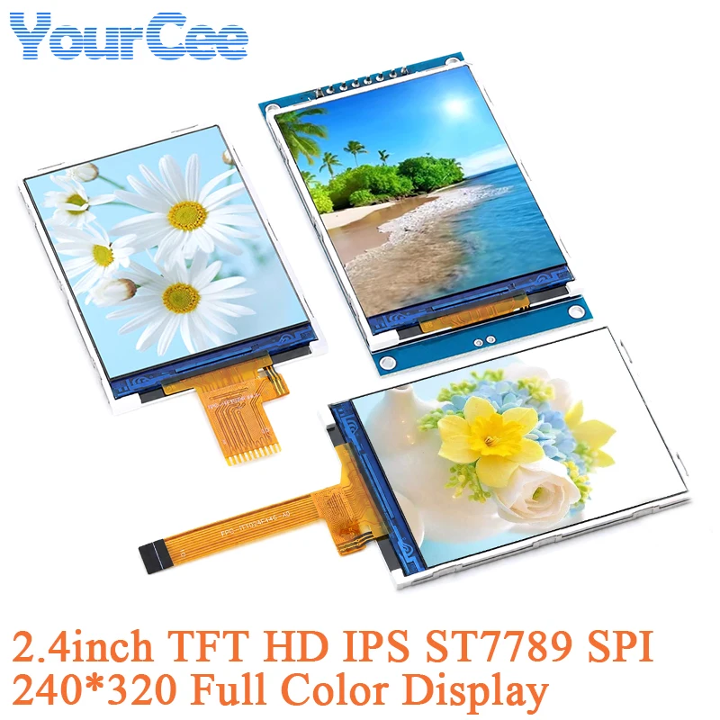 2.4inch TFT Display HD IPS LCD Screen Module 8Pin 2.4