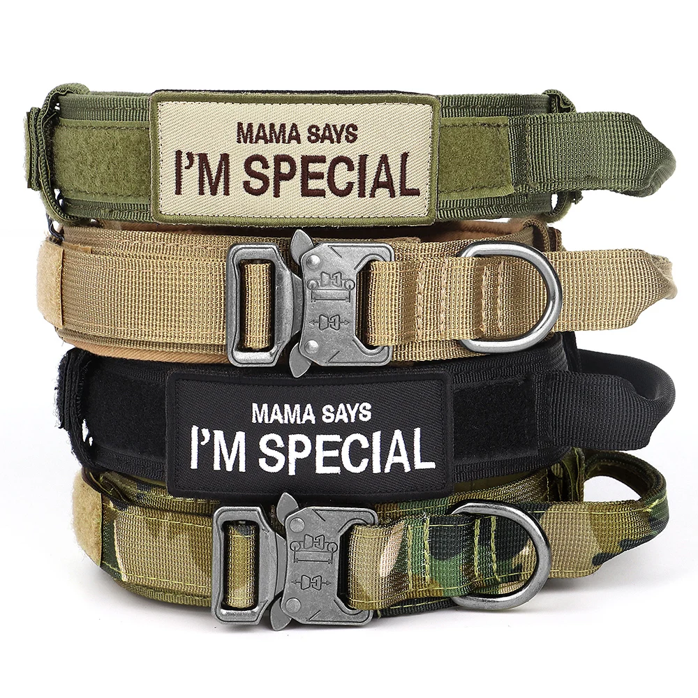 Dog Military Tactical Sticker Label Collar Harness Tag Special Patches for German Shepherd Training Stickers Pet Accessories