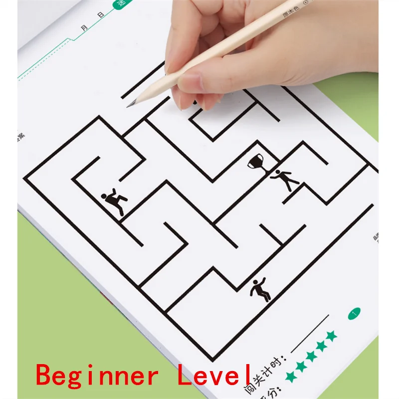 1PC Children Maze Game Book Student Concentration Training Intellectual Development Educational Early Learning Toys Kids Gifts