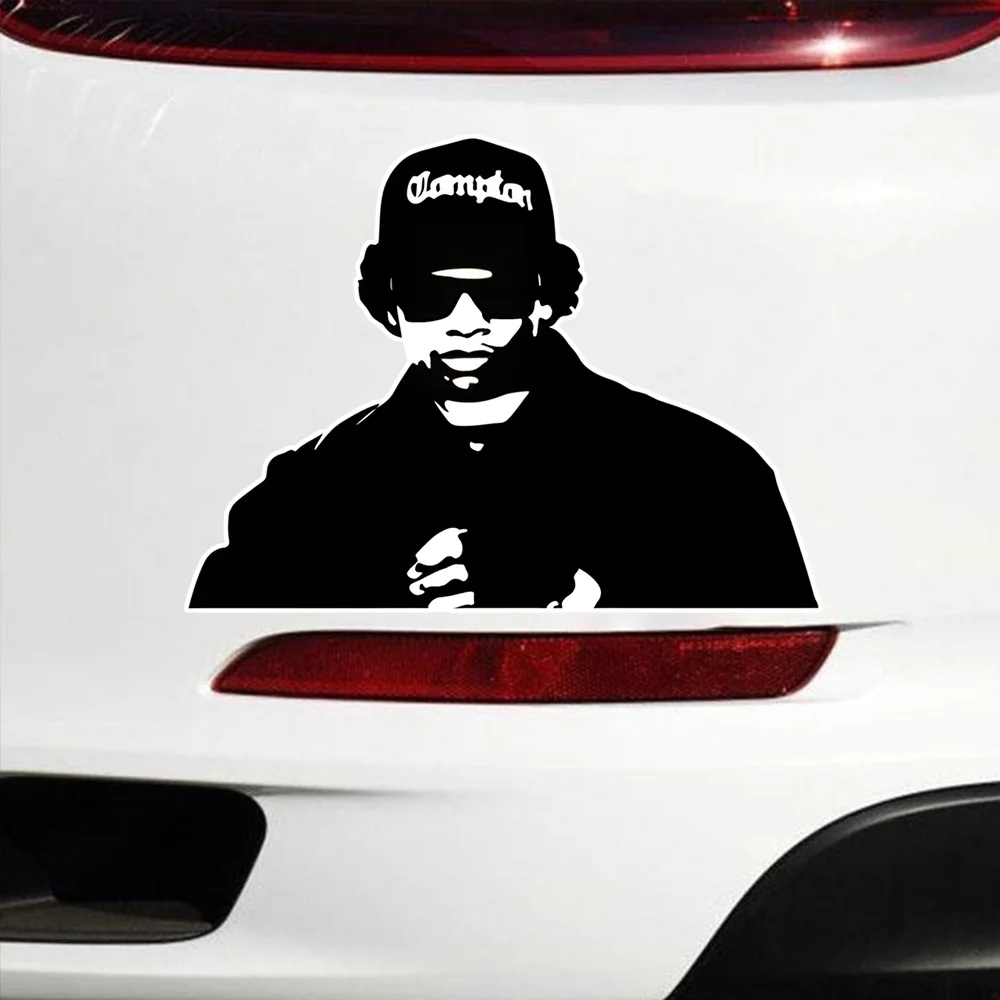 15x11cm, Eazy E Waterproof Vinyl Car Decals for Windows, Bumper, Exterior Decorative Accessories, Blocking Scratches Stickers