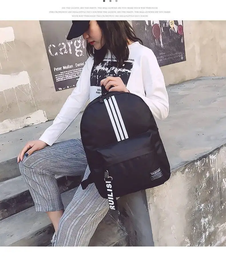 

2025 Fashion Solid Color School Bags For Students Good Quality Lightweight Casual Shoulder Backpack Pink Sports Bag