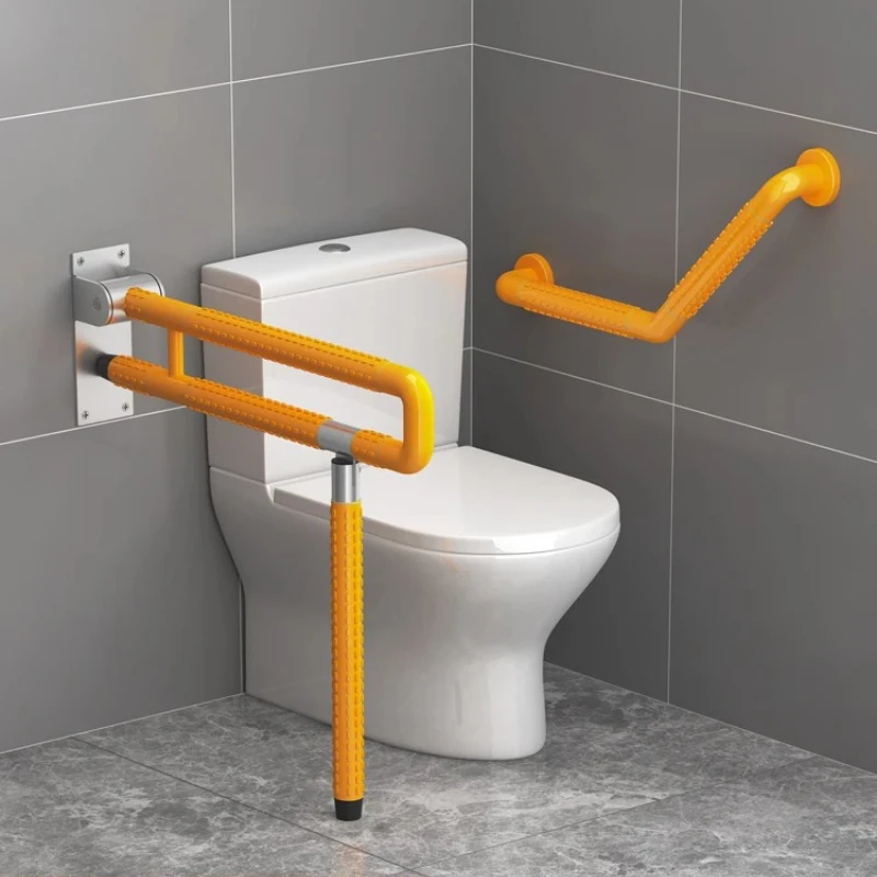 ADA Toilet Safety Rail - ราวจับห้องน้ําผู้สูงอายุพร้อมด้ามจับกันลื่น, ราวจับฝักบัวสําหรับคนพิการเข้าถึง Commode