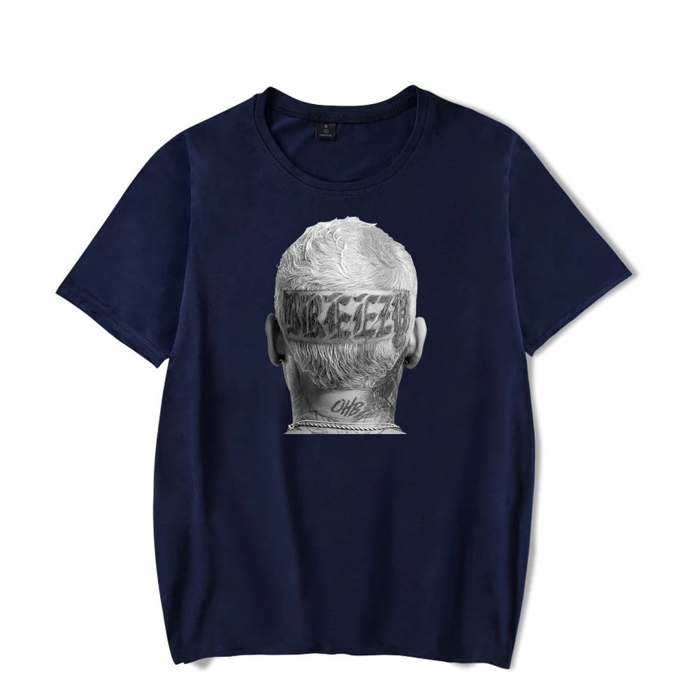 Chris Brown Breezy Crewneck T-shirt à manches courtes pour hommes et femmes, T-shirt, Vêtements Hip Hop